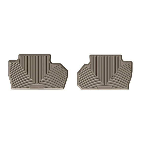 WeatherTech All-Weather Floor Mats compatible with Silverado LD 1500, Sierra 2500HD/3500HD, Silverado 2500HD/3500HD, Sierra 1500, Sierra 1500 Limited, Silverado 1500 - 2nd Row, Tan