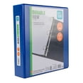 thumbnail image 4 of (2 pack) Pen+Gear Durable View 2" D-Ring Binder, Blue, 1 Count, 4 of 10