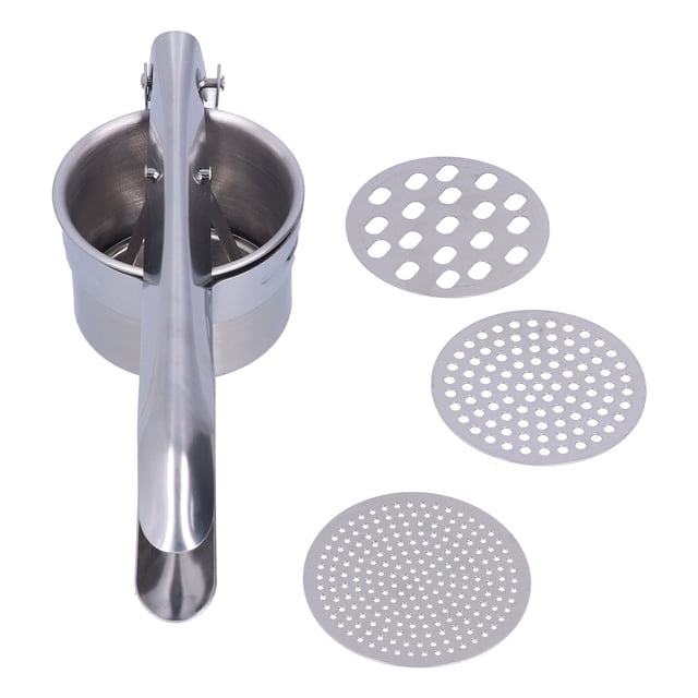 Fruit Juicer, Easy To Use Kitchen Gadget 3 In 1 Potato Ricer Comfortable For Apples For Restaurant For Home For Baby Food