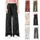 thumbnail image 1 of Pincandy Women's Multi-Pocket Drawstring Casual Pants with Zipper, Breathable Solid Color, High Waist Elastic Waistband, Outdoor & Daily Wear, 1 of 6