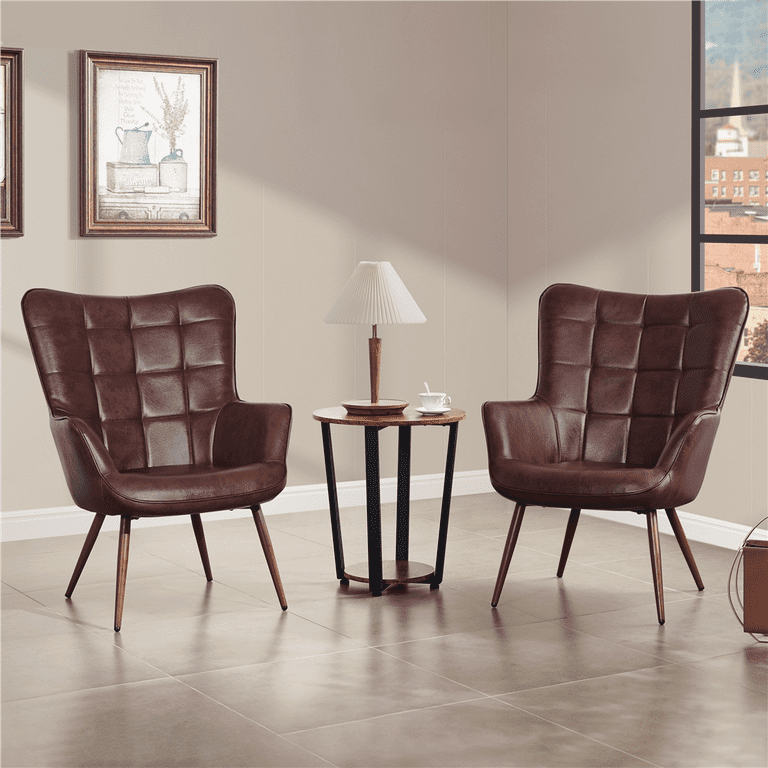 Avenue greene fania faux leather modern chair sale