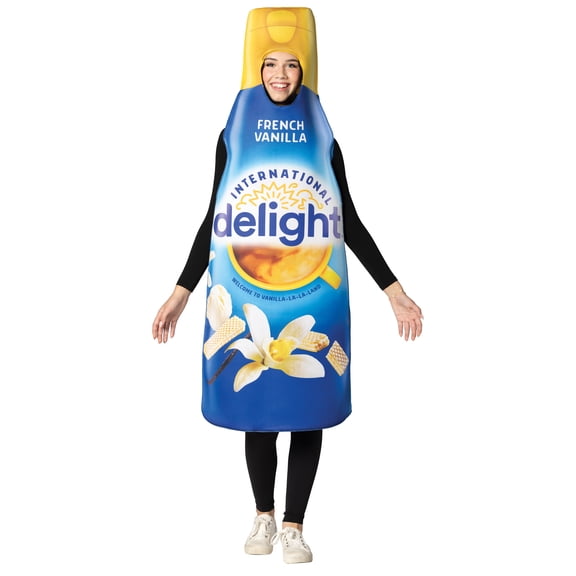 Rasta Imposta International Delight French Vanilla Creamer Halloween Costume, Men and Women's, Multicolor, Adult One Size, 30001-OS