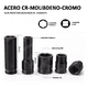 thumbnail image 3 of Juego De Datos Alto Impacto De Aire 1/2  Negro/Rojo 35 Piezas, 3 of 4
