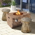 thumbnail image 5 of Gymax 17'' Concrete Accent Side Table Mushroom Wood-like End Table Plant Stand Stool, 5 of 10