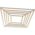 thumbnail image 2 of 36"OD x 13 1/4"ID x 1/4"T Raven Wood Fretwork Pierced Ceiling Medallion, Alder, 2 of 3