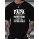 thumbnail image 1 of Mens Bold Papa Graphic T-Shirt - Super Comfortable Casual Tee with Crew Neck & Short Sleeves - Perfect for Summer Outdoor Stylish Wear, 1 of 5