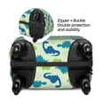 thumbnail image 3 of Goofa Cute Dinosaur Blue Green Pattern Luggage Covers For Suitcase,Suitcase Cover Protector Fit 18-32 Inch Luggage-Small, 3 of 9