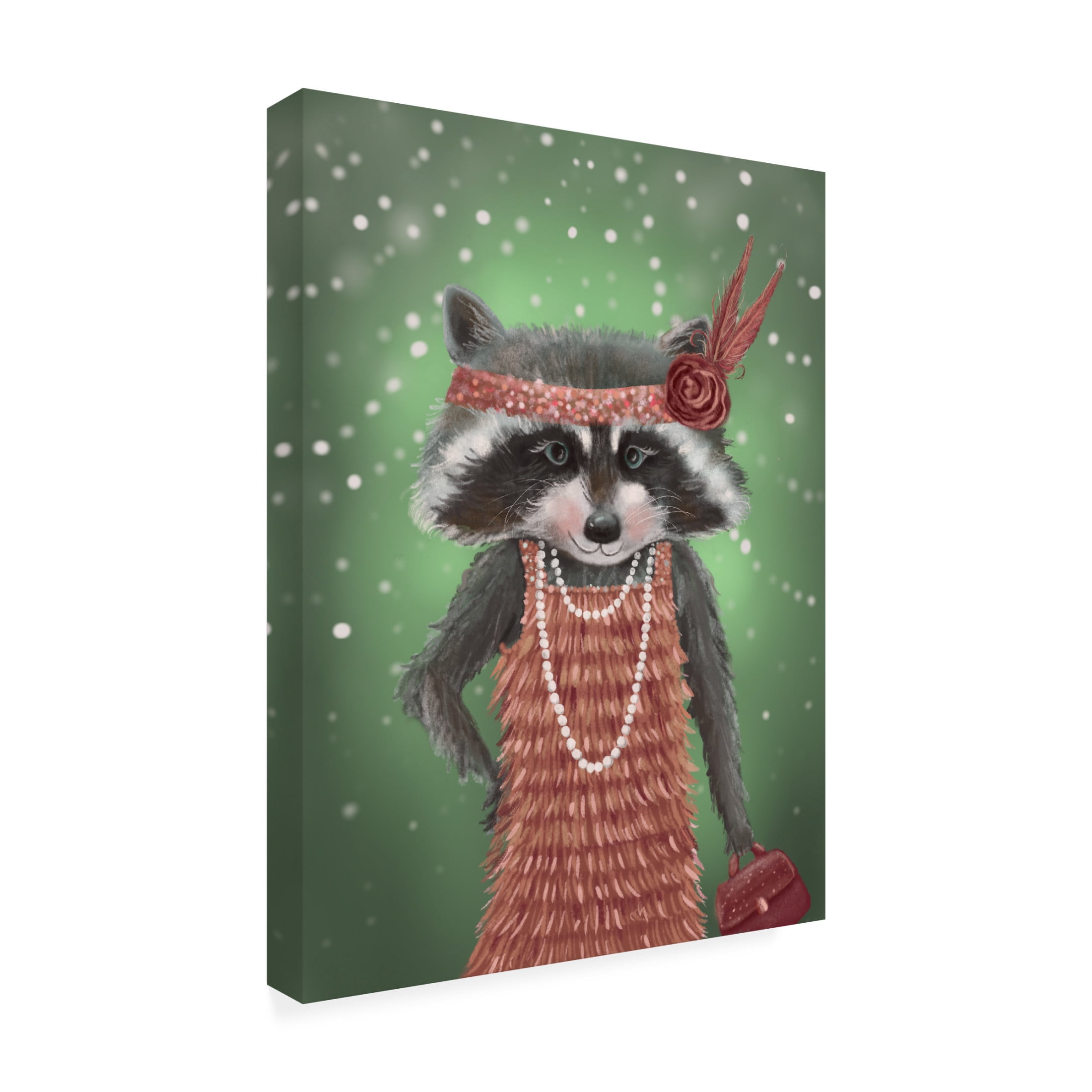 Canvas Wall Art - Christine Rotolo 'Animal Personality 2' Wall Art for Living Room, Bedroom, or Office Décor by Trademark Fine Art - 18 x 24 Inches