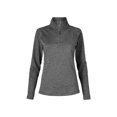 thumbnail image 1 of Soffe Womens Melange Quarter Zip, 1 of 1