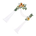 thumbnail image 1 of Becaristey Lasting Memories With Artificial Flowers And Chiffon Arch Curtains Timeless A10, 1 of 6