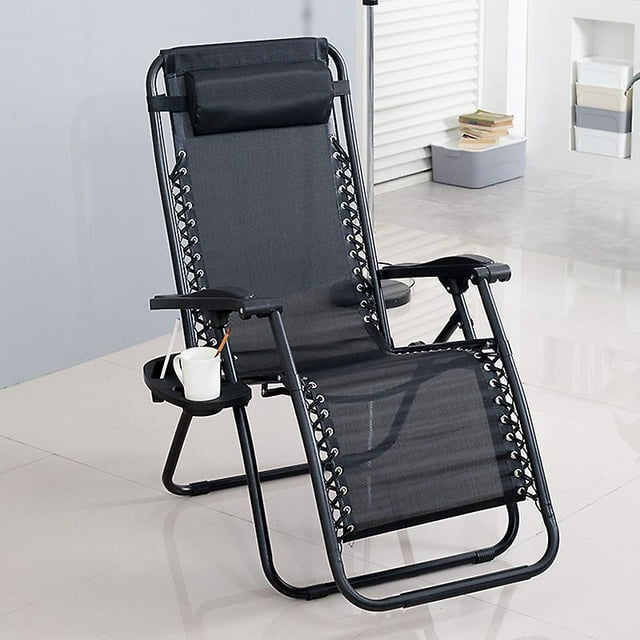 Tela/tela de repuesto universal para silla Zero Gravity, sillones reclinables, herramienta de reparación de sillas Zero Gravity para sillón/silla antigravedad, l62.5 Xw17 Bla
