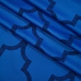 thumbnail image 2 of Quatrefoil Jaquard(54 X 84-inches Long Set of 2) Royal Blue, 2 of 3