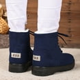 thumbnail image 3 of Winter Snow Boots for Women Anti-Skid Platform Lace up Casual Fuzzy Warm High Top Ankle Booties, 3 of 7