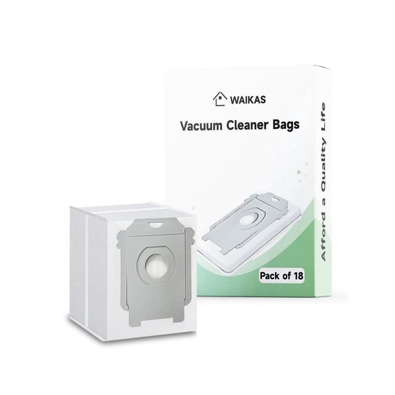 WAIKAS Vacuum Cleaner Bags for iRobot Roomba j7 , j6 , j5 , i3  EVO, i4 , i5 , i8 , s9  and i/s/j Series (18 Pack)