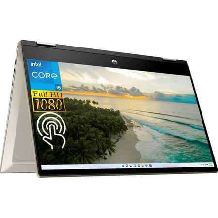 HP 2023 Newest Pavilion x360 2-in-1 Laptop, 14" FHD Touchscreen Display, Intel Core i5-1135G7, Intel Iris Xe Graphics, 16GB RAM, 512GB SSD, Wi-Fi, Bluetooth, HDMI, Windows 11 Home