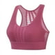 thumbnail image 1 of Ropa interior deportiva de gran tamaño con huecos y espalda hermosa para mujer, ropa exterior, chaleco a prueba de golpes, sujetador deportivo fino para correr, yoga y fitness, 1 of 5