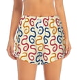 thumbnail image 2 of Daiia Snake Pattern Women's 2 in 1 Running Shorts - Lightweight Athletic Workout Gym Yoga Shorts Liner with Phone Pockets-Large, 2 of 7