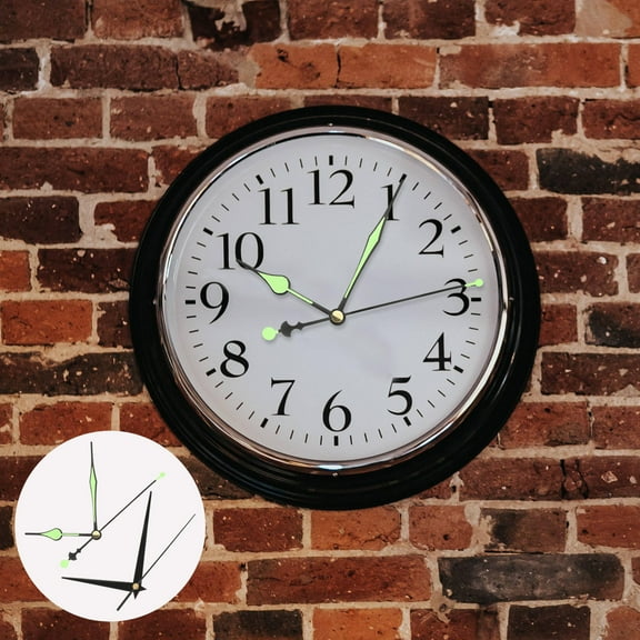 Raindrops Metal Tone Clock Hands Replacement 10 Sets for Wall Clock and Watch Repair Parts Accessories