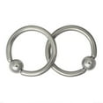 thumbnail image 4 of 2pc 16g 8mm Captive Bead Hoop Lip Nose, 4 of 5