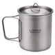 thumbnail image 1 of Tazas de titanio Copa de titanio ultraligera portátil para acampar al aire libre Tapa de agua de campo de campo , con manillable 300ml / 350ml / 450ml / 550ml / 650ml / 750ml, 1 of 7