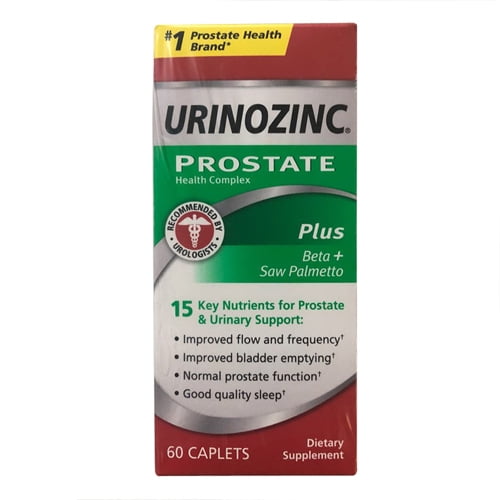 Urinozinc Prostate Health Complex Plus With Beta+ Saw Plametto Caplets, 60 Ea