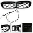 thumbnail image 5 of Diamond Gloss Black Front Kidney Grille Mesh Fit for BMW 3 Series G20 G28 2023-2024, 5 of 5