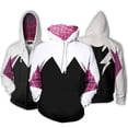 thumbnail image 2 of Sudadera con capucha de Spider Gwen Stacy para hombres y mujeres, Kimonos, disfraz de Cosplay, jersey con capucha, ropa de calle para adultos, capa de fiesta de Halloween, 2 of 4