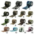 thumbnail image 2 of Soumake 1 Roll Camouflage Tape Anti-Scratches Self-Adhesive Widely Applied Military Camo Stretch Bandage Tape For Outdoor Practical, 2 of 8