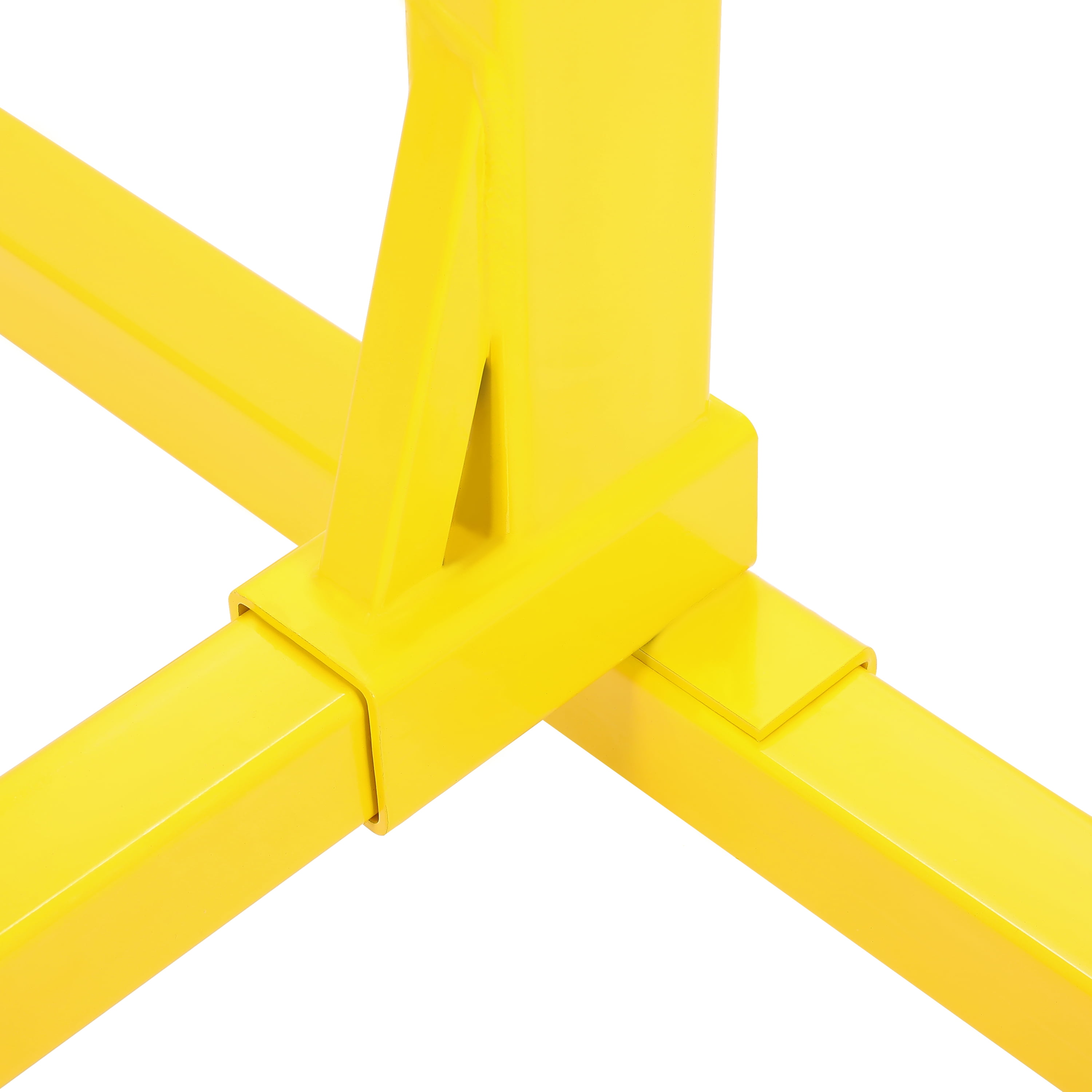 Kojem Rotating Engine Stand 1000 LBS Auto Truck Motor Hoist Dolly Mover Jack with Caster Wheels 360 Degree Rotating Head Caster Wheels Adjustable Arms Auto Repair Rebuild Jack - Yellow Finish