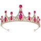 thumbnail image 1 of Diadema de fiesta con corona de diamantes de imitación, tocado de fiesta para niña pequeña, 1 of 5