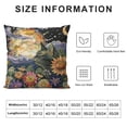 thumbnail image 6 of Nawypu Sun Moon Throw Pillow Cover Cloud Mushroom Mandala Warm Cozy Cushion Cases Couch Bedroom Sofa Recliner Car Chair Living Room 2pcs, 6 of 6