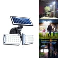 thumbnail image 2 of Luz De Pared Led Solar Microondas Luz De Inducción Del Cuerpo Humano Doble Cabezal Giratorio Hogar Patio Impermeable Farola Solar 42 Leds Monstrate HA014781-00, 2 of 7