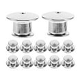 thumbnail image 1 of WRITWAA 30Pcs Silver Square Metal Pin Backs for Jewelry Making and Accessories, 1 of 7