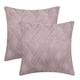 thumbnail image 2 of REGALWOVEN 2Pcs Fundas de Almohada de Terciopelo Suave Decorativas para Dormitorio Sala de Estar Rosa-2 18" x 18", 2 of 6