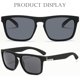 thumbnail image 3 of Bsreyeop gafas de sol polarizadas de moda para hombres y mujeres deportes UV400 gafas de sol con estilo Vintage TR90 montura cuadrada gafas de conducción, 3 of 3