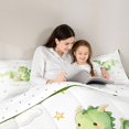 thumbnail image 4 of Homewish Cartoon Dragon Twin Comforter Sets,Lovely Animal Bedding Set,White,Reversible,2 Pieces,1 Comforter and 1 Pillowcase, 4 of 7