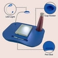 thumbnail image 3 of Northwest Lap Desk with Light and Cup Holder for Laptops up to 15” (Blue), 3 of 6