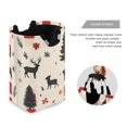 thumbnail image 3 of Yayeee Freestanding Laundry Hamper with Handle Collapsible Large Storage Basket for Clothes, Christmas Forest, 3 of 7