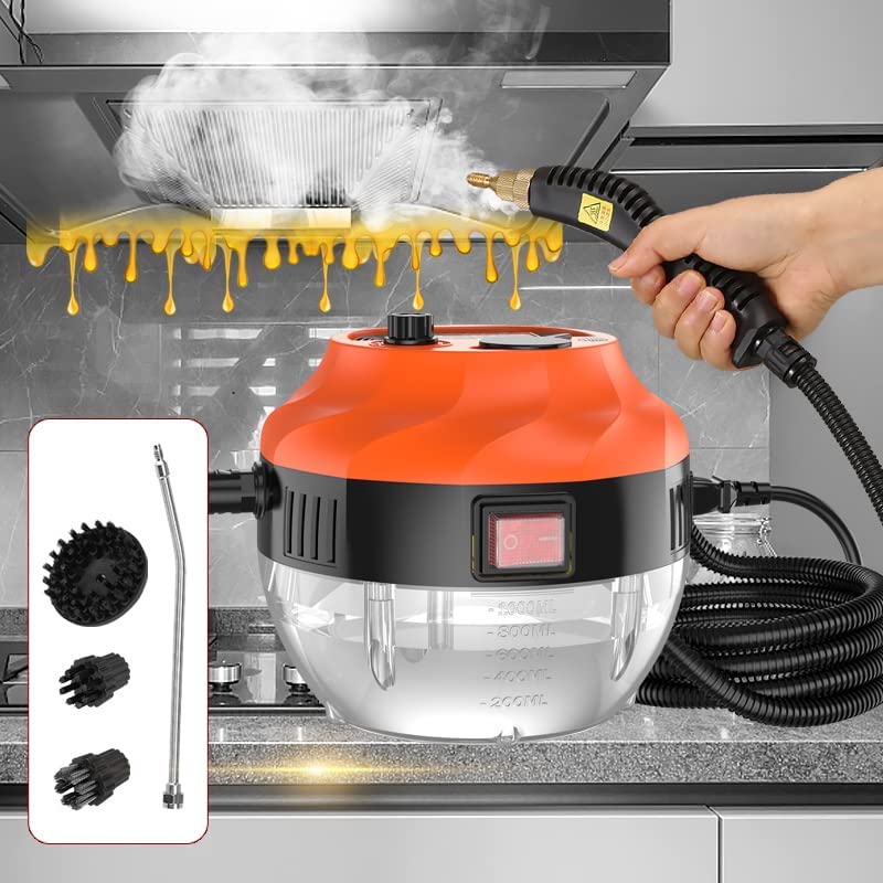 guvsoets Steam Cleaner for Home Use Car Detailing Steamer for Cleaning Handheld Furniture