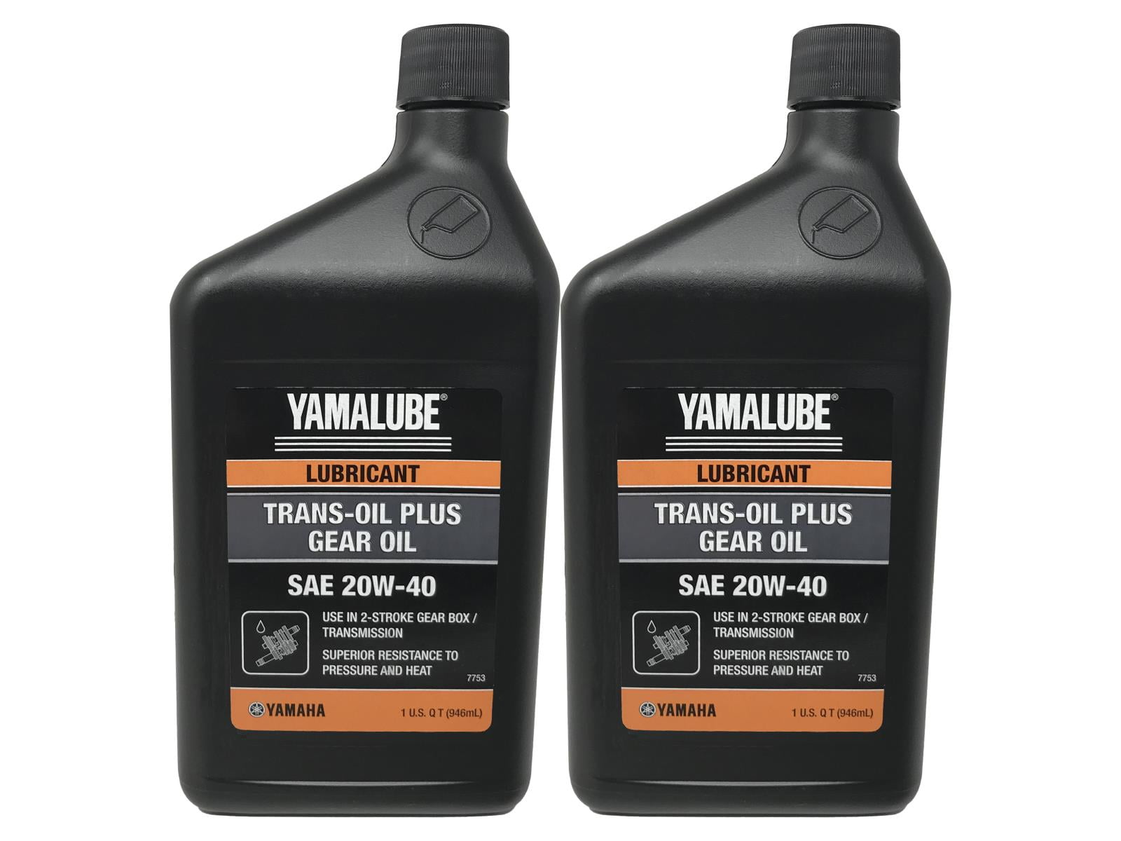 Yamaha Genuine OEM TransOil Plus Gear Oil 20W40 ACCTRANSPLUS 2 Quarts