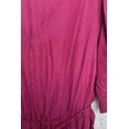 thumbnail image 4 of Vestido de lino con cinto ajustable Roman Fashion /Tallas Extras, 41922 (Vino) vino 36, 4 of 5