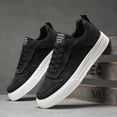 thumbnail image 5 of Men'S Skate Shoes in Olive Green with a Low Top And White Sole  |  All-Day Comfort with a Casual Lace-Up Design And Breathable Fabric Lining., 5 of 9