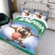 thumbnail image 3 of Taz-Mania Conjunto de sábanas temático, trío de piezas, cómodo y amigable con la piel, diseño único, regalo de decoración para el hogar para familiares, amigos y fans,140cm *210cm, 3 of 6