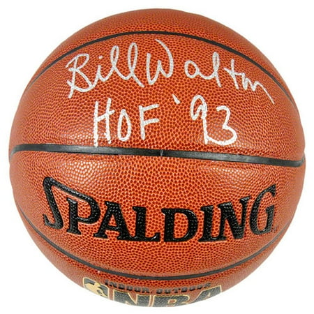 NBA - Bill Walton Autographed Basketball | Details: Pro, with "HOF 93" Inscription