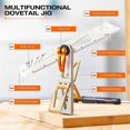 thumbnail image 4 of Stainless Steel Dovetail Clamps, Precise 1:6 And 1:8 Slopes For Woodworking -t-bevel Sliding Angle, 4 of 5