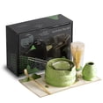 thumbnail image 7 of Eurhowing 7-Piece Matcha Whisk Set, Japanese Matcha Tea Set with Bamboo Whisk, Ceramic Bowl, Scoop & Sifter, Complete Ceremony Kit, Gift, Green, 7 of 7