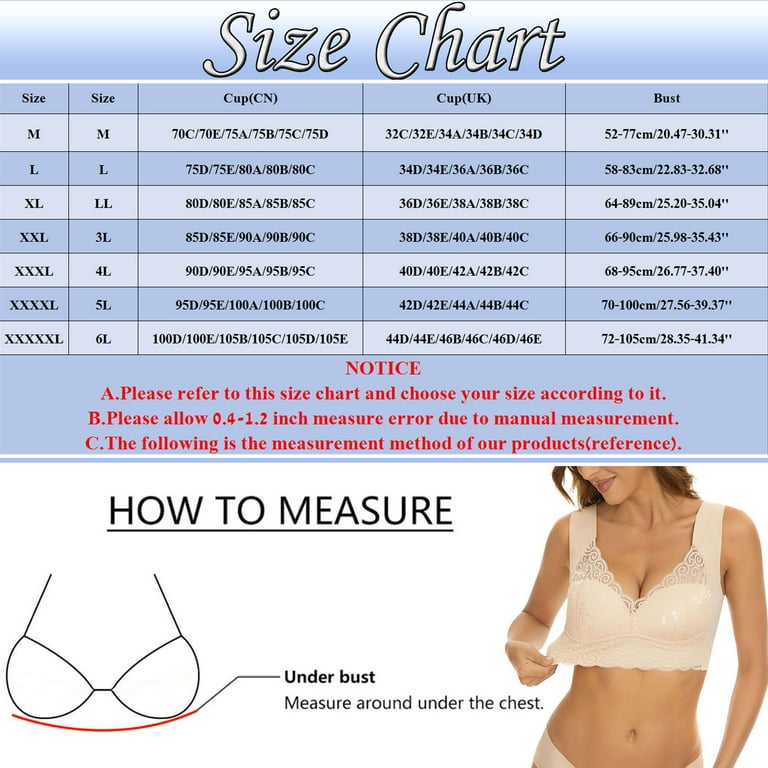 SIMU 3PC Plus Size Bras for Women V Neck Without Steel Ring Full Coverage  Push Up Underwear Floral Lace Large Size Vest Bras Multicolor 4XL