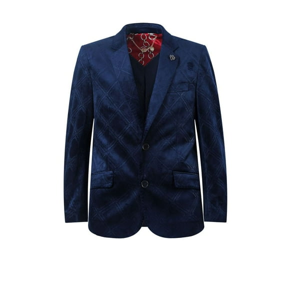 Elie Balleh Boy's Navy Blazer Jacket Sport Coat