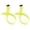 Yellow, variant on Luminous Colored Hair Extensions, Party Highlights in Synthetic Hair with Clip Clearance Back to school wedding gifts
