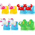 thumbnail image 1 of 8 Pieces Inflatable Swim Armbands for Kids, Cartoon Swimming Sleeves Floater Tube Water Wings Swimming Armlets, Pool Water Sports Learning Swim Training Aids, 1 of 5